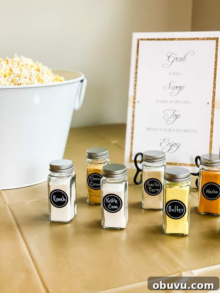 close up of matching shakers with chalkboard labels filled with different seasonings