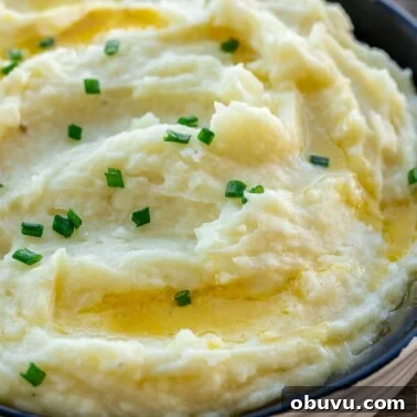 Crispy Pan-Fried Carrots with Garlic and Herbs 11 A bowl of buttermilk mashed potatoes