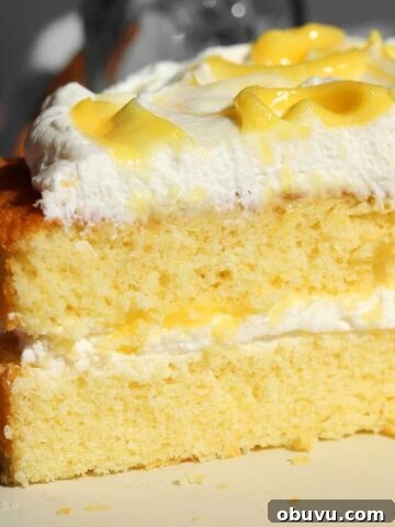 luscious lemon curd cake