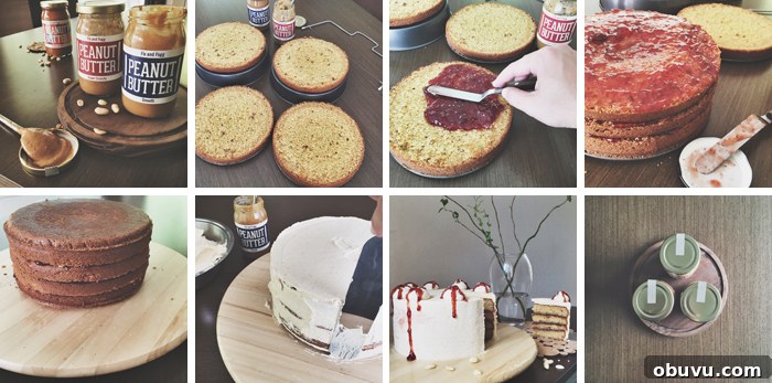Peanut Butter and Jelly Layer Cake Recipe for Nostalgic Flavor 3 img 189 2