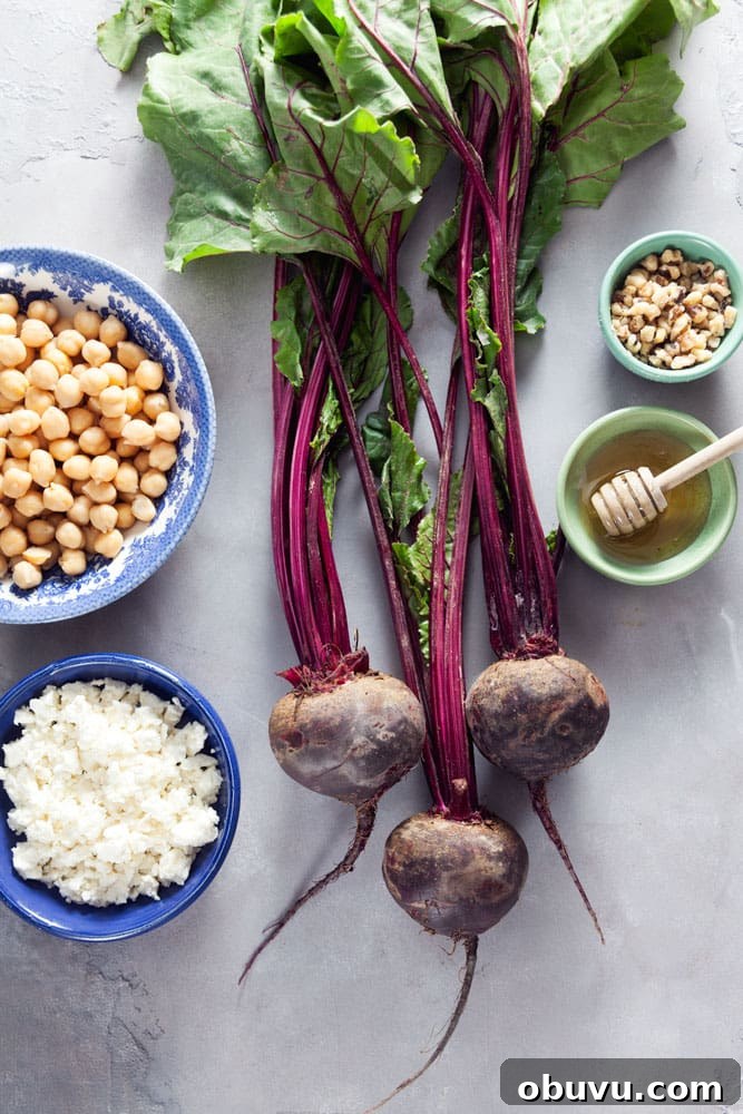 Recipe for Creamy Beet Hummus with Walnuts and Feta 