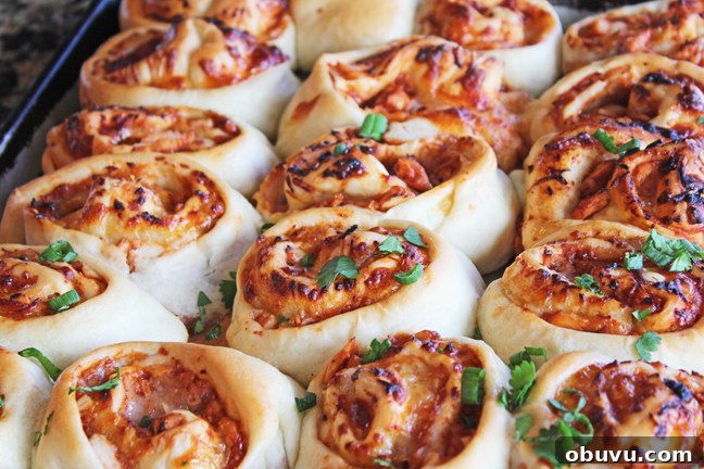 BBQ Chicken Pinwheels