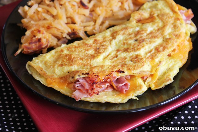 Ham and Cheese Omelets
