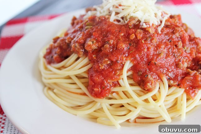 Crock Pot Spaghetti Sauce