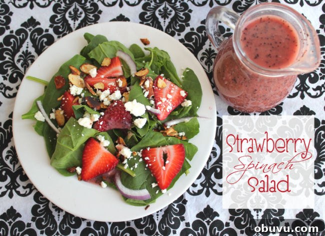 Strawberry Spinach Salad