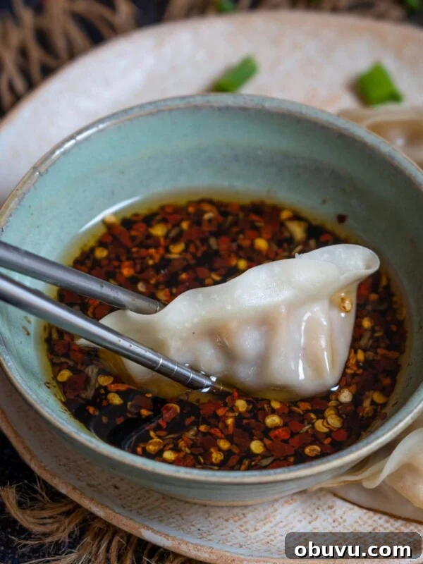 Make this no-cook 1-minute Quick Gyoza Dipping Sauce using a few simple ingredients and serve it with your favorite dumplings (vegan).