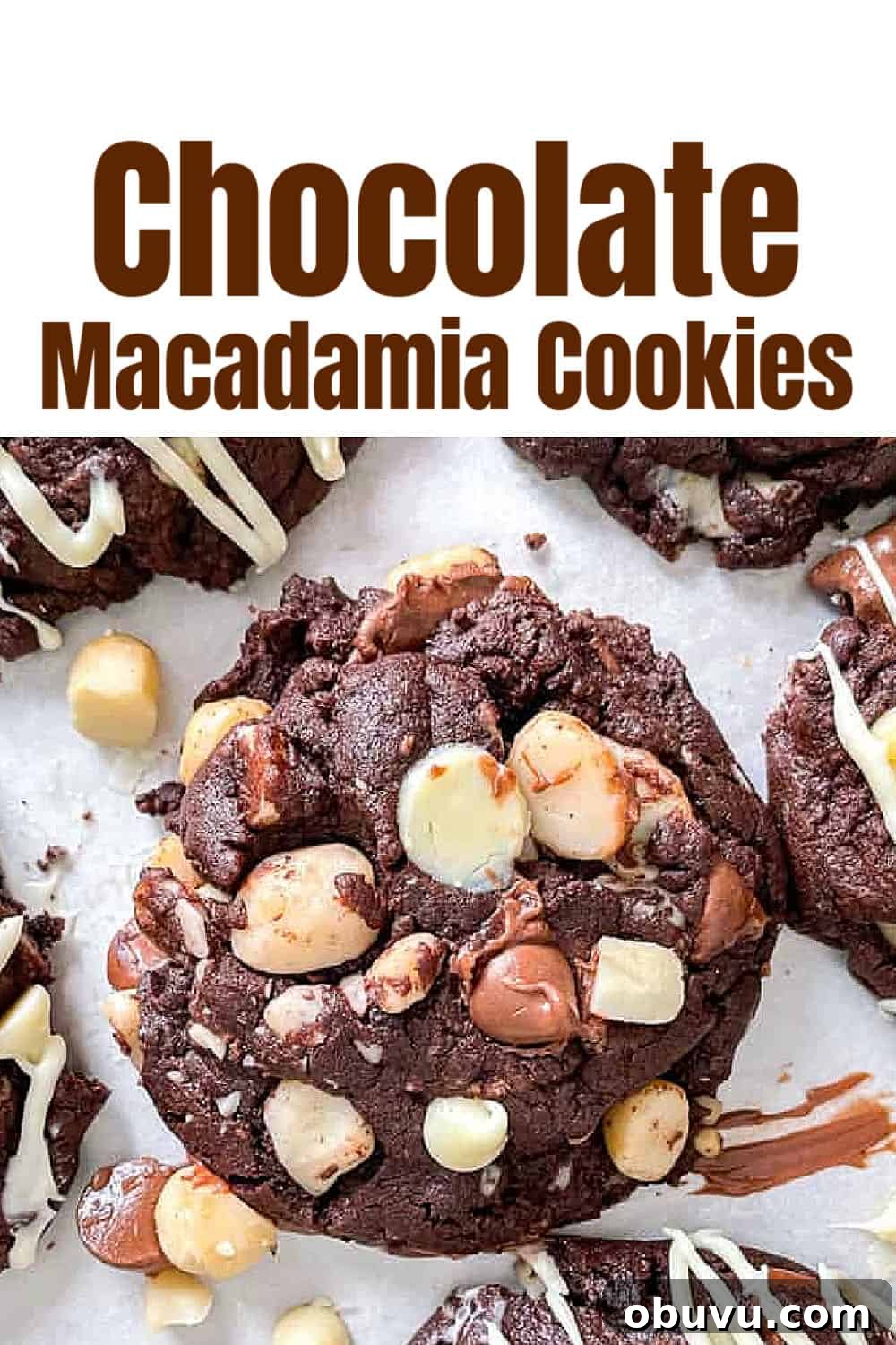 Chewy Chocolate Macadamia Nut Cookies Recipe 7 Chocolate MACADAMIA COOKIES