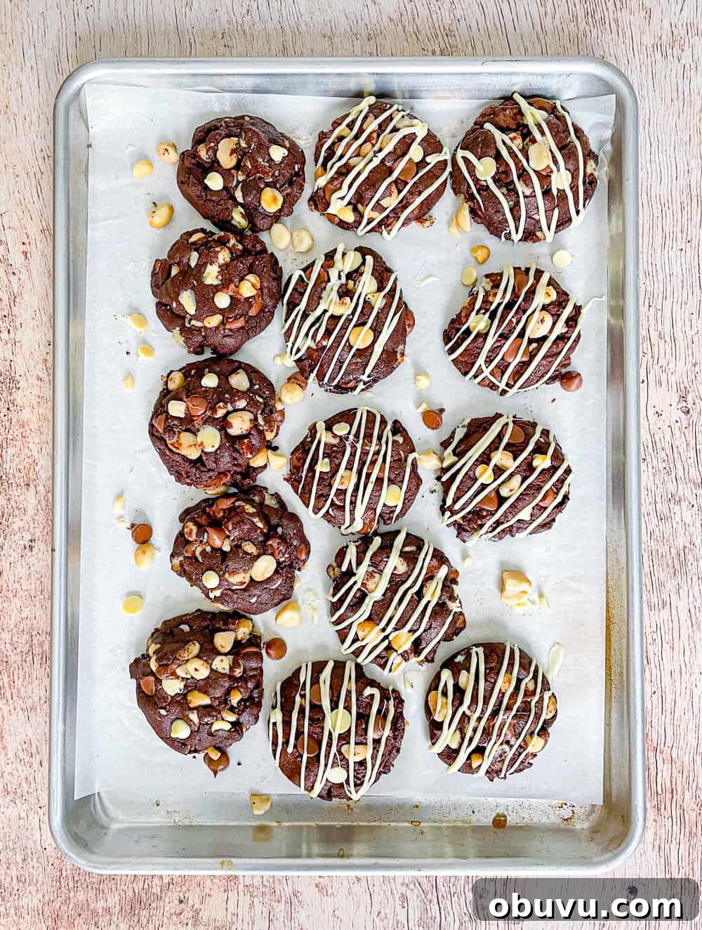 Chewy Chocolate Macadamia Nut Cookies Recipe 3 Chocolate Macadamia Nut Cookies recipe