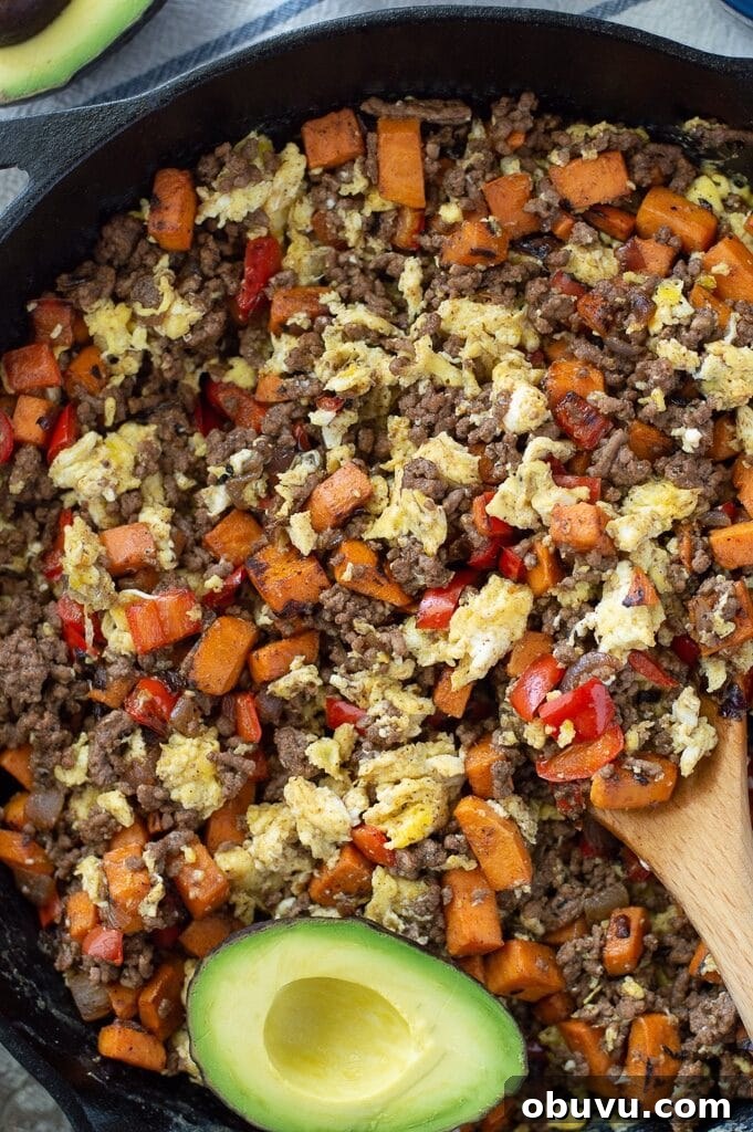 whole30 meal prep breakfast taco scramble