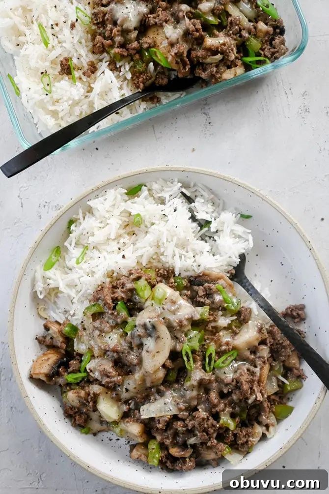 philly cheesesteak meal prep