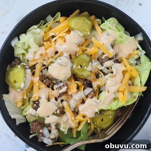big mac in a bowl