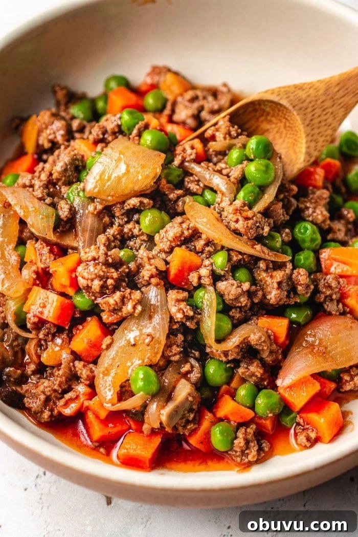 keto ground beef with worcestshire sauce