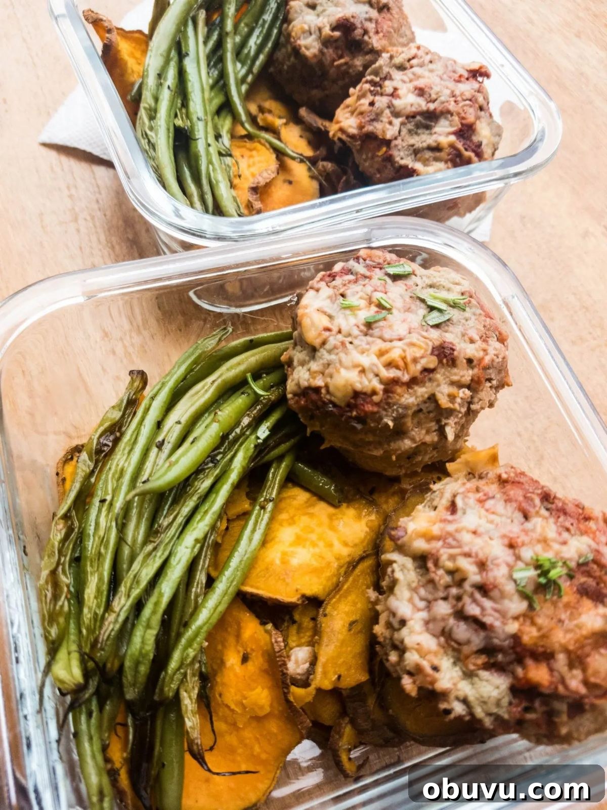 mini meatloaf meal prep
