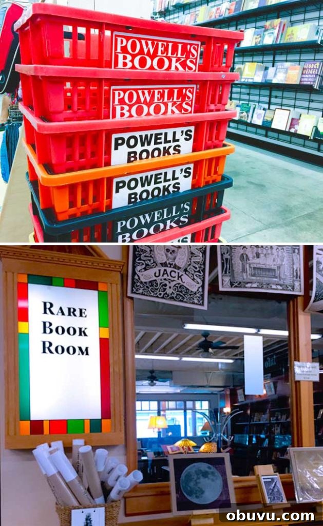 Hidden Gems to Find at Powell’s Books in Portland 3 Rare books room at Powell's Books in Portland