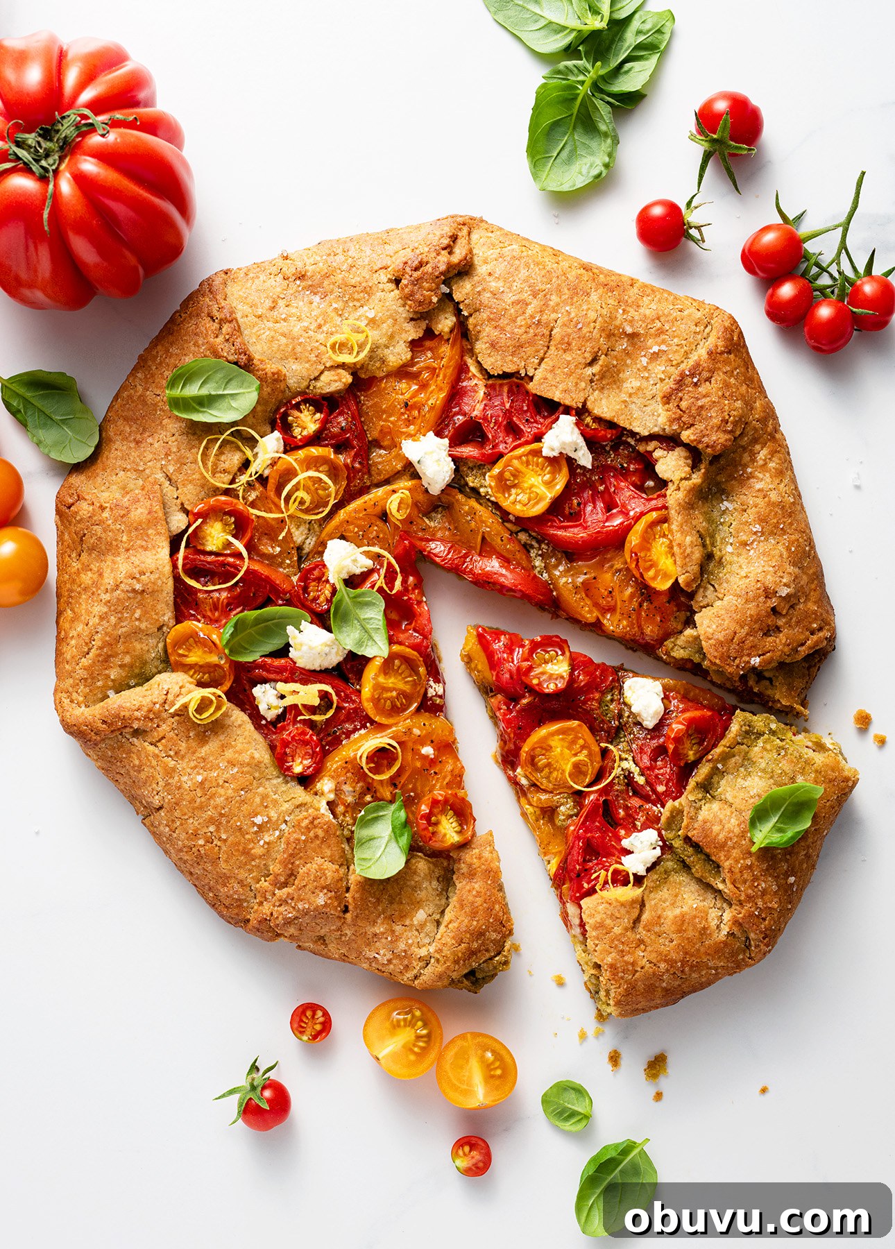 15 Summer Market Recipes to Celebrate Fresh Seasonal Produce 4 Heirloom Tomato Crostata with Homemade Pesto