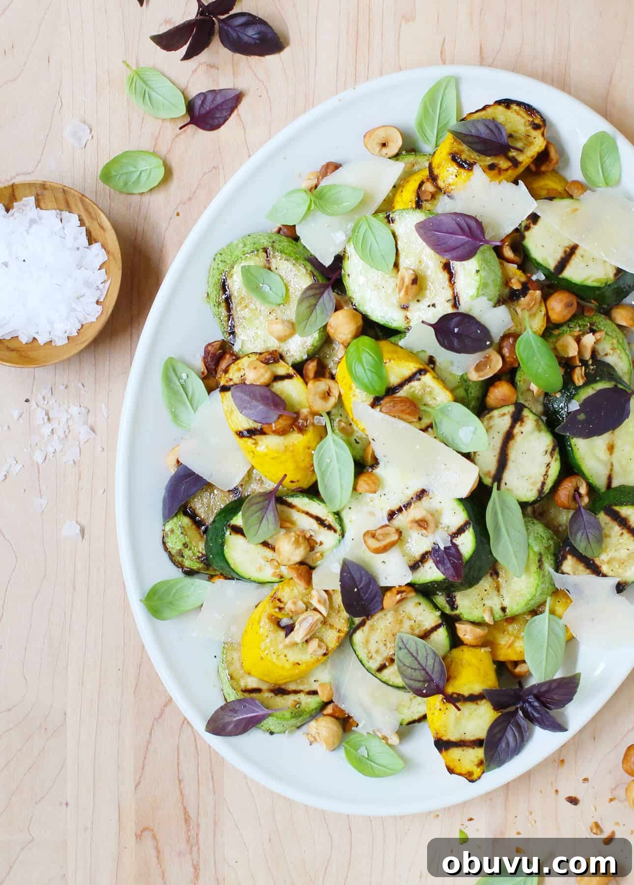 15 Summer Market Recipes to Celebrate Fresh Seasonal Produce 7 Hazelnut, Parmesan, and Grilled Zucchini Salad