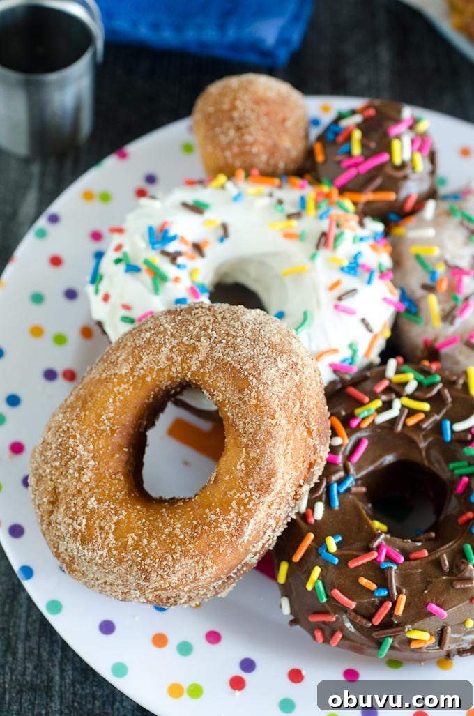 plate of donuts