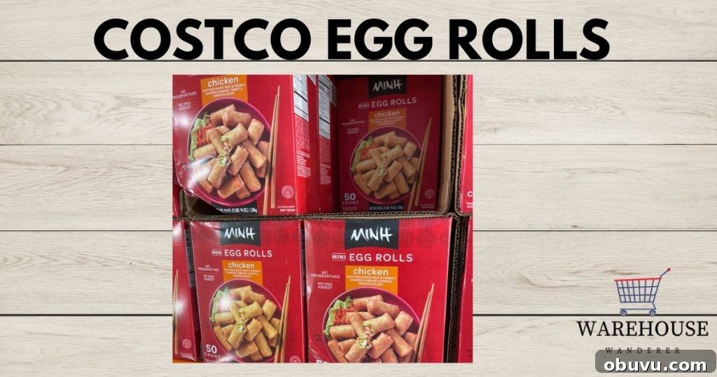 Costco Egg Rolls: A Crowd-Pleasing Appetizer to Keep Ready 2 Image of Costco Egg Rolls Package