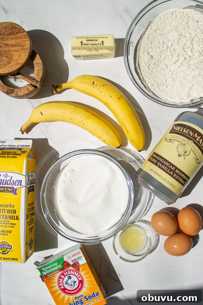 Brown Butter Banana Cake with Cream Cheese Frosting 3 banana cake ingredients