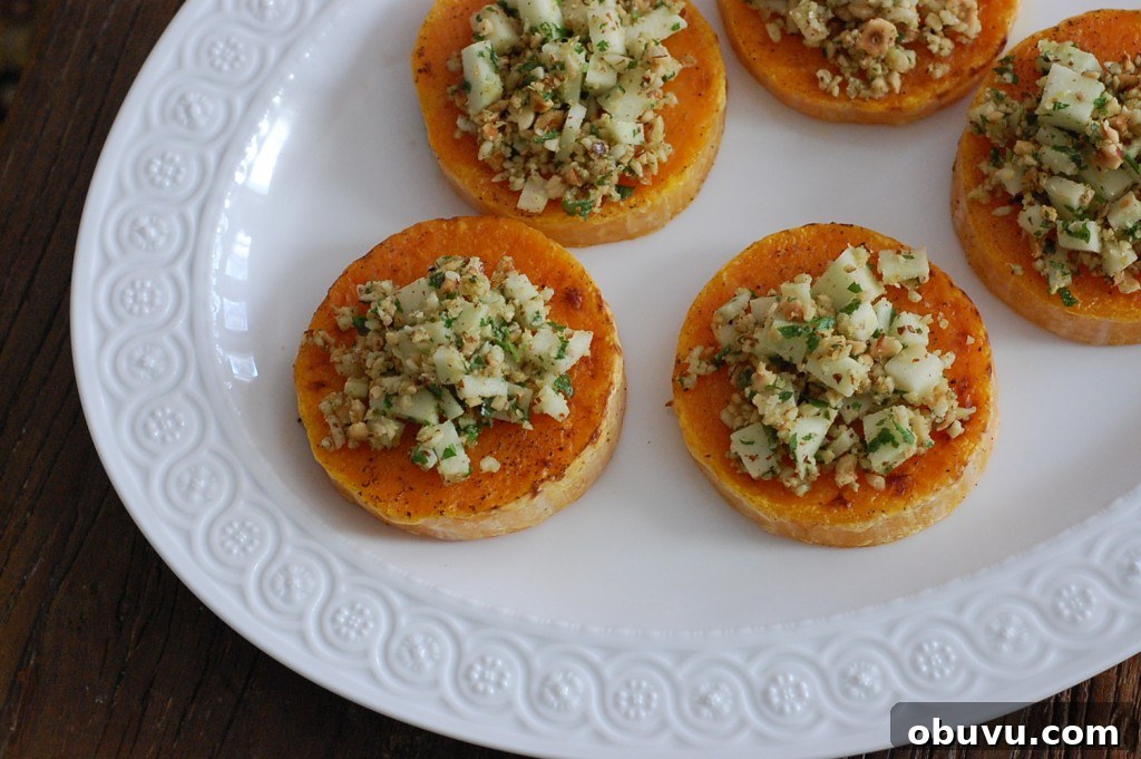 10 Delicious Apple Recipes to Serve at Thanksgiving 7 Butternut Squash Rounds with Hazelnut-Apple Gremolata