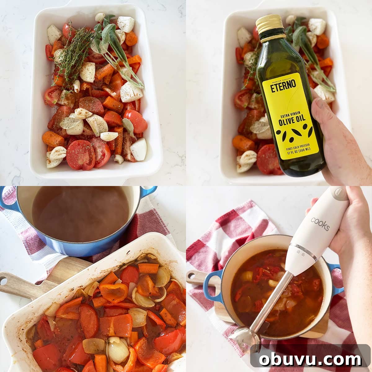 Roasted Red Pepper and Tomato Soup Recipe — Cozy Weeknight Dinner 4 Tomato and Roasted Red Pepper Soup