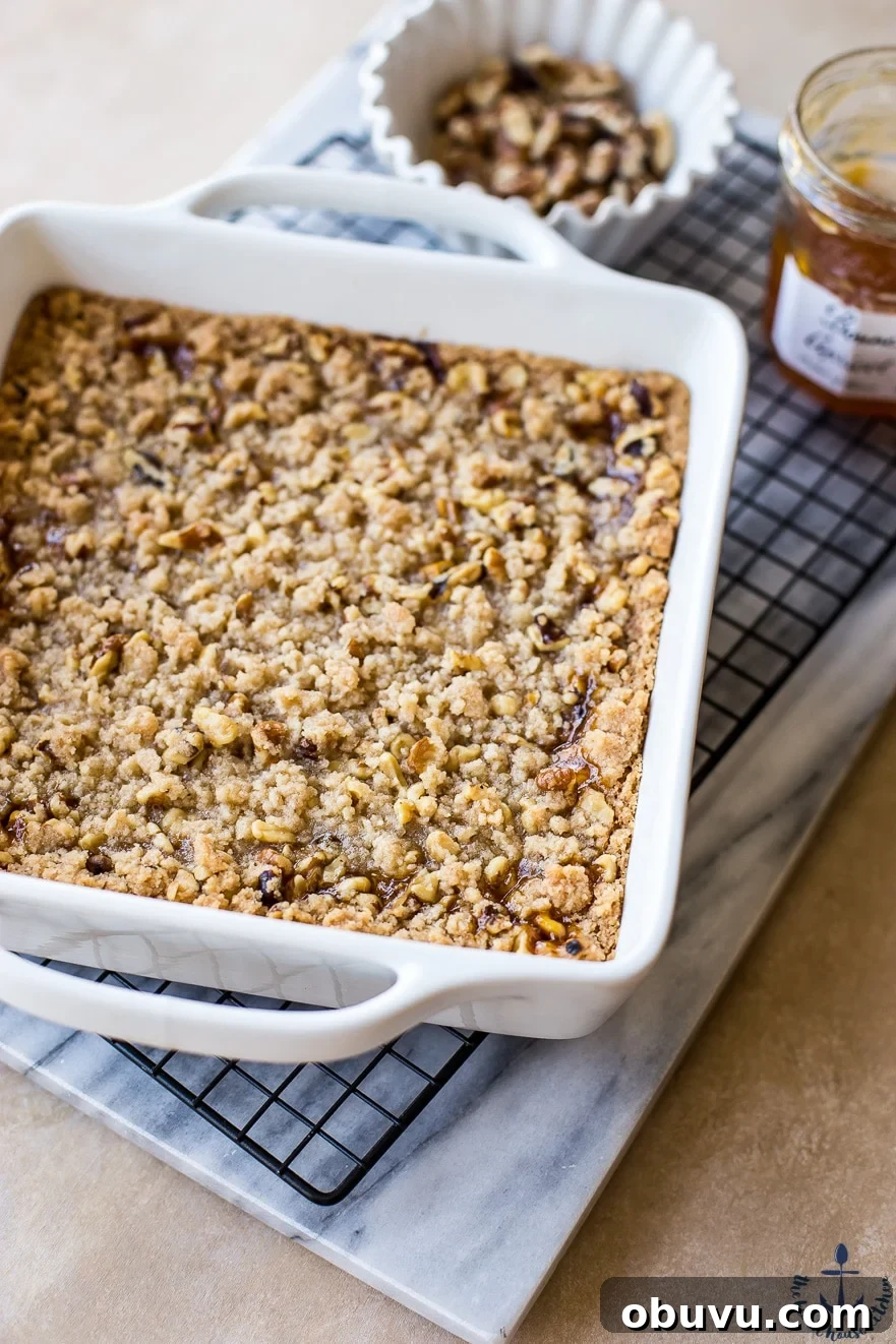 Apricot Walnut Streusel Bars Apricot Walnut Streusel Bars