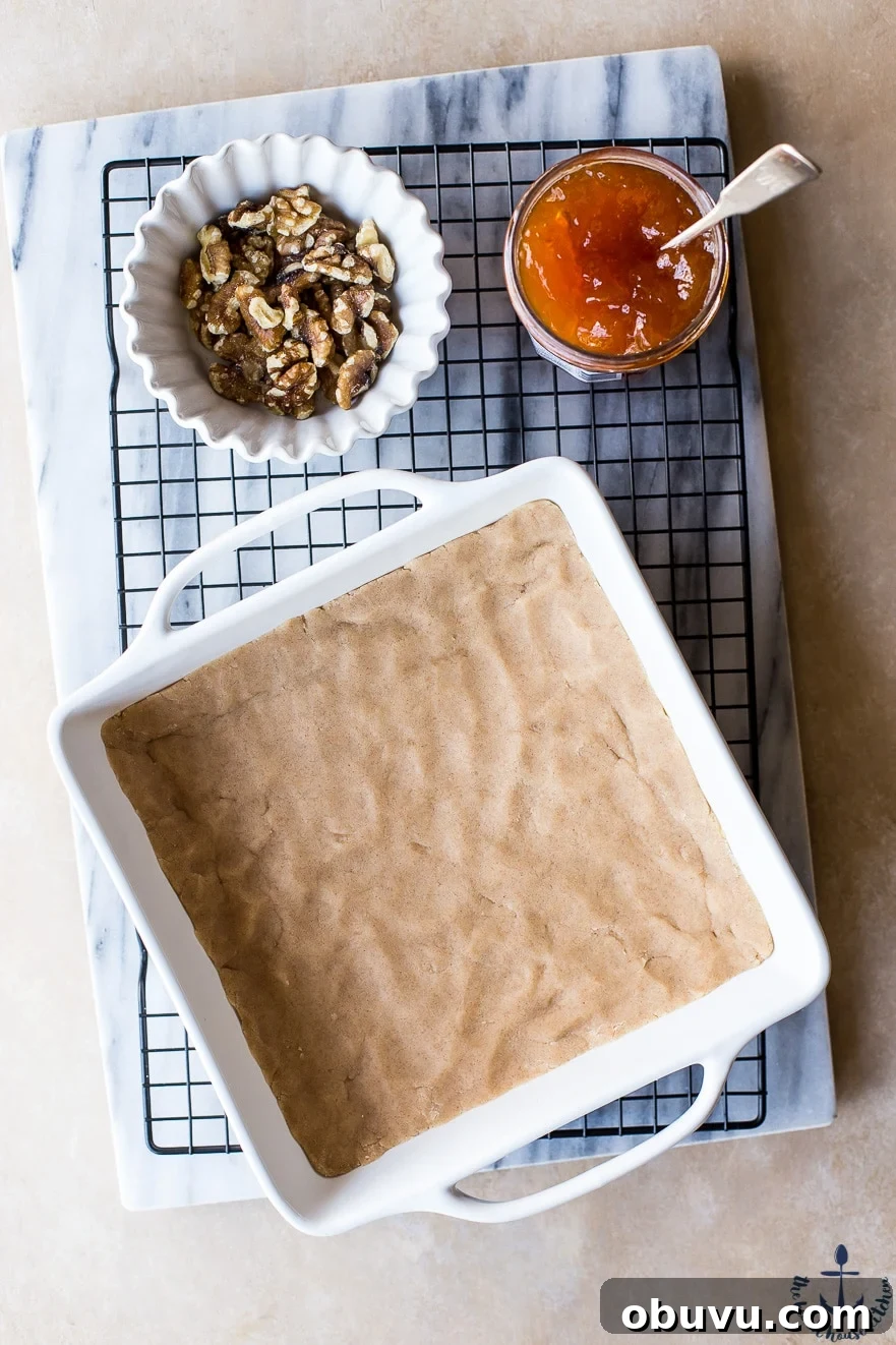 Apricot Walnut Streusel Bars Apricot Walnut Streusel Bars