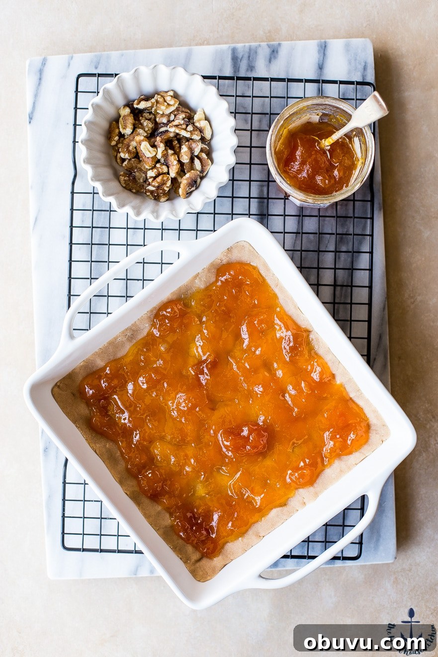 Apricot Walnut Streusel Bars Apricot Walnut Streusel Bars