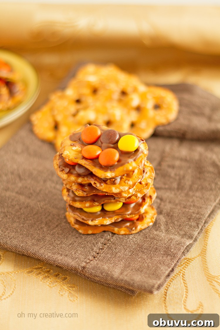 Creative Recipes for Using Leftover Halloween Candy 3 Leftover Halloween candies transformed into a quick snack with pretzels and chocolate.