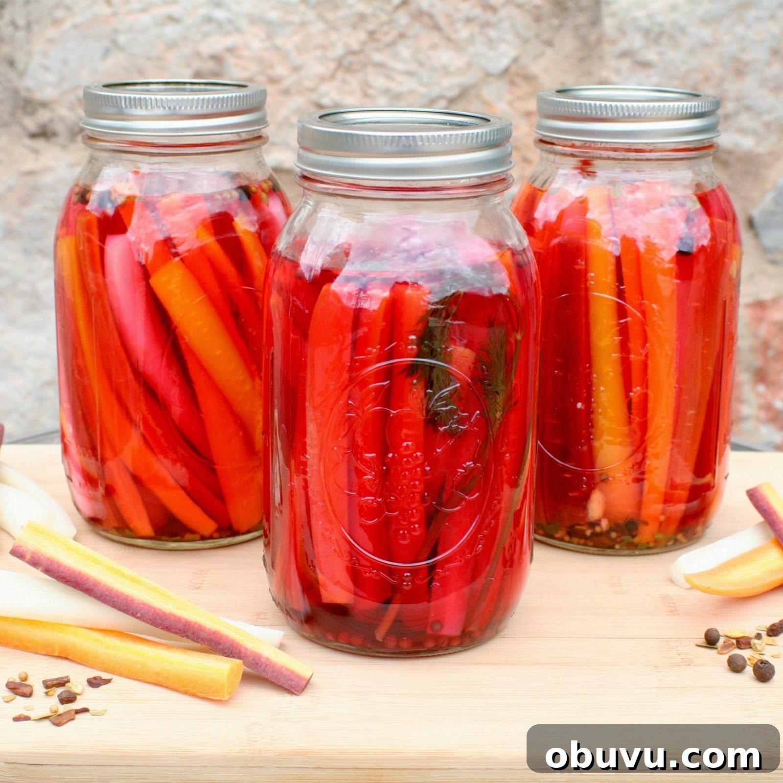 Rainbow Carrot Refrigerator Pickles Recipe for Quick Tangy Snacks 9 img 286 11