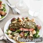 Pesto-Crusted Baked Salmon with Lemon and Herbs 5 img 29355 4
