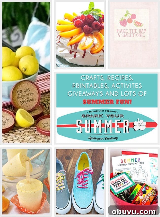 Spark Your Summer: I'm Lovin' It Linky Party Preview 2 Spark Your Summer - Ignite your creativity with summer recipes, crafts, giveaways and more at TidyMom.net