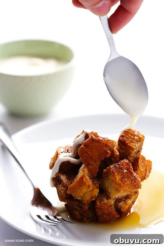 Cinnamon French Toast Cups with Maple Drizzle 2 French Toast Cups Recipe | gimmesomeoven.com