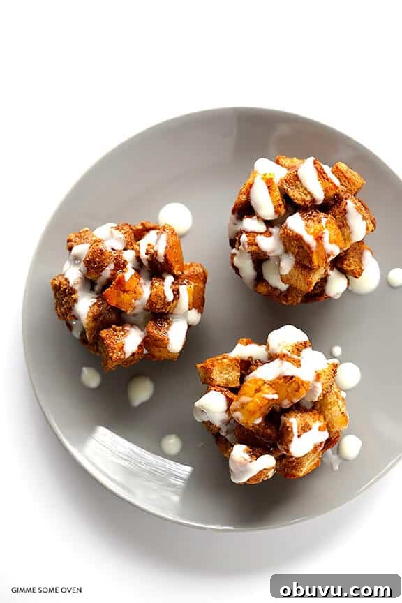 Cinnamon French Toast Cups with Maple Drizzle 3 French Toast Cups Recipe | gimmesomeoven.com