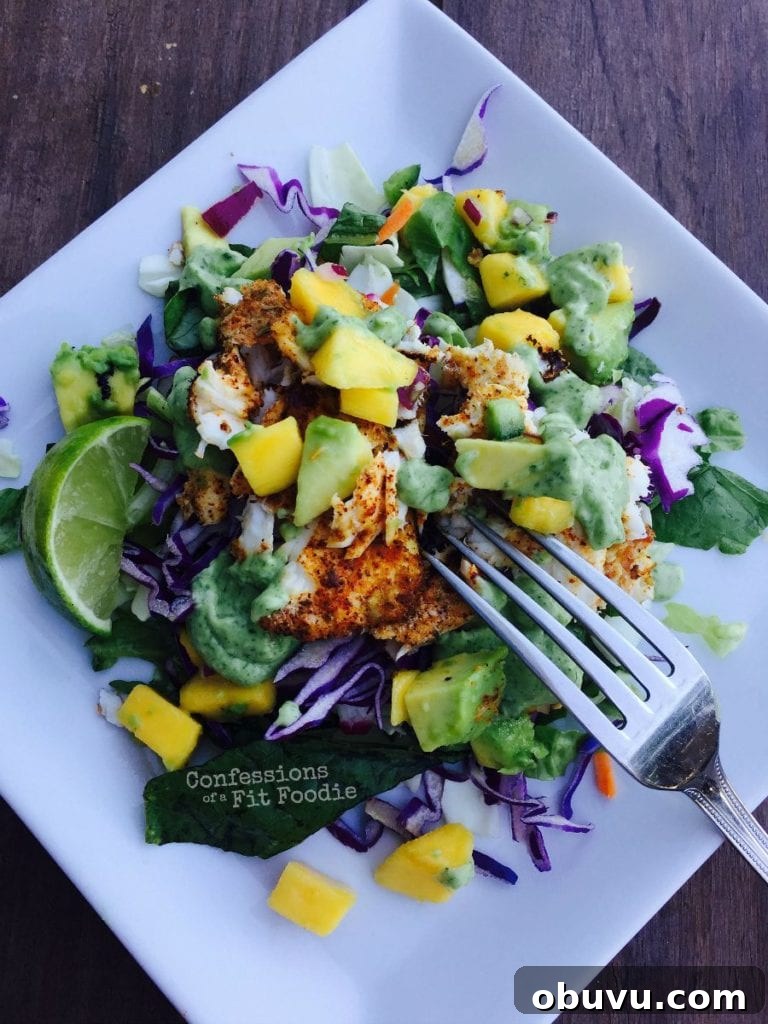 Deconstructed fish tacos are the healthy, 21 Day Fix way to go across the border and enjoy a delicious dinner. Recipe on Confessions of a Fit Foodie