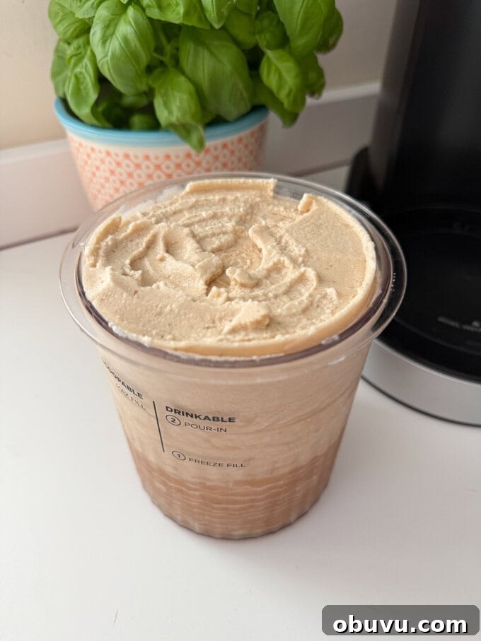 Ninja Creami Coffee Frappe Recipe: Creamy Iced Coffee Dessert 9 Ninja Creami Coffee Frappe.