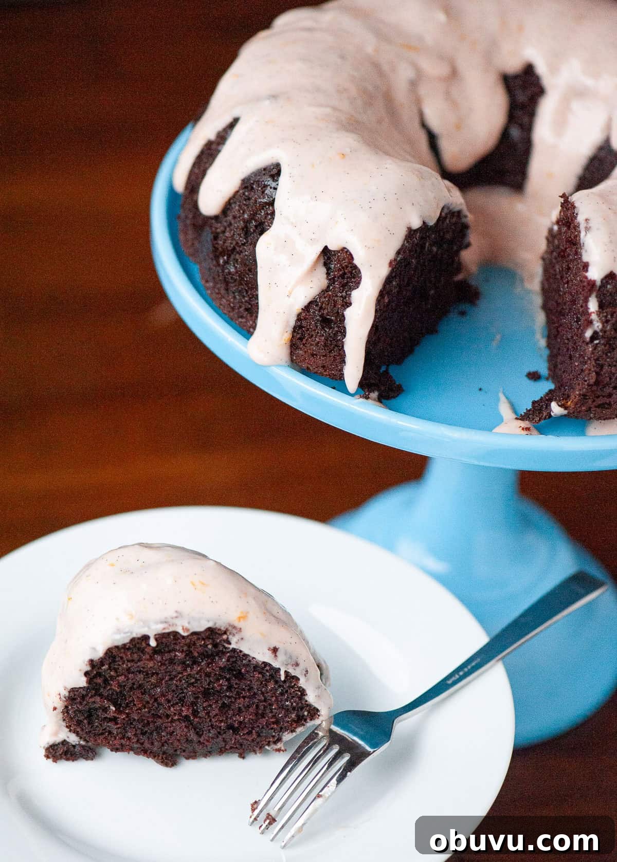 Guinness Chocolate Cake Recipe with Rich Stout Frosting 2 Guinness chocolate cake with orange frosting.