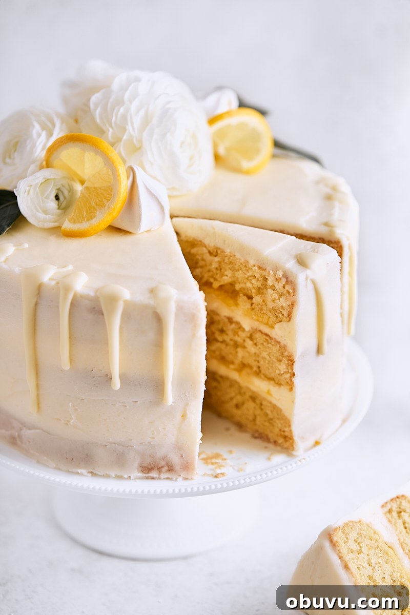 Citrus Champagne Layer Cake