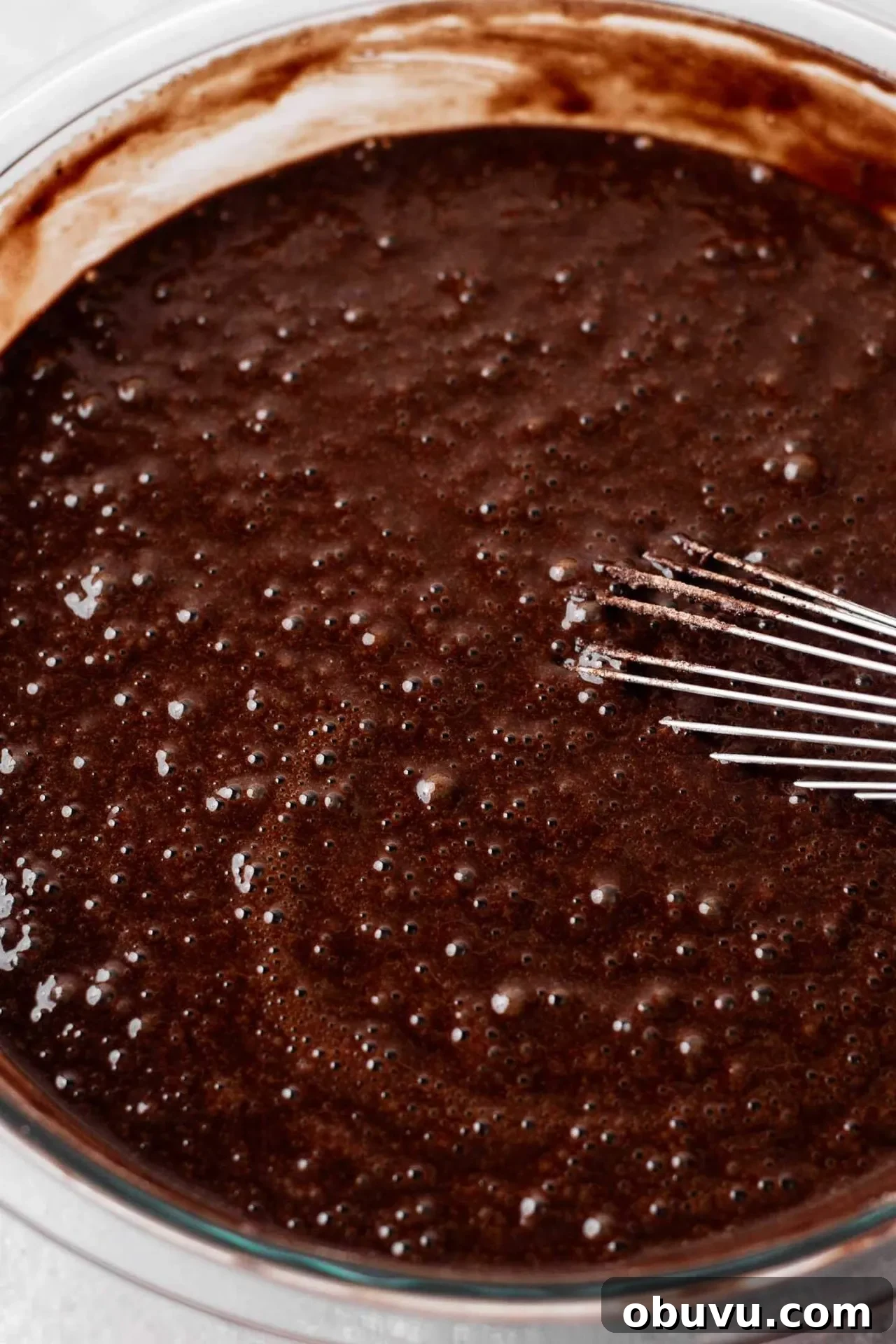 Decadent Gluten-Free Chocolate Cake Recipe 7 gluten free chocolate cake complete batter in bowl