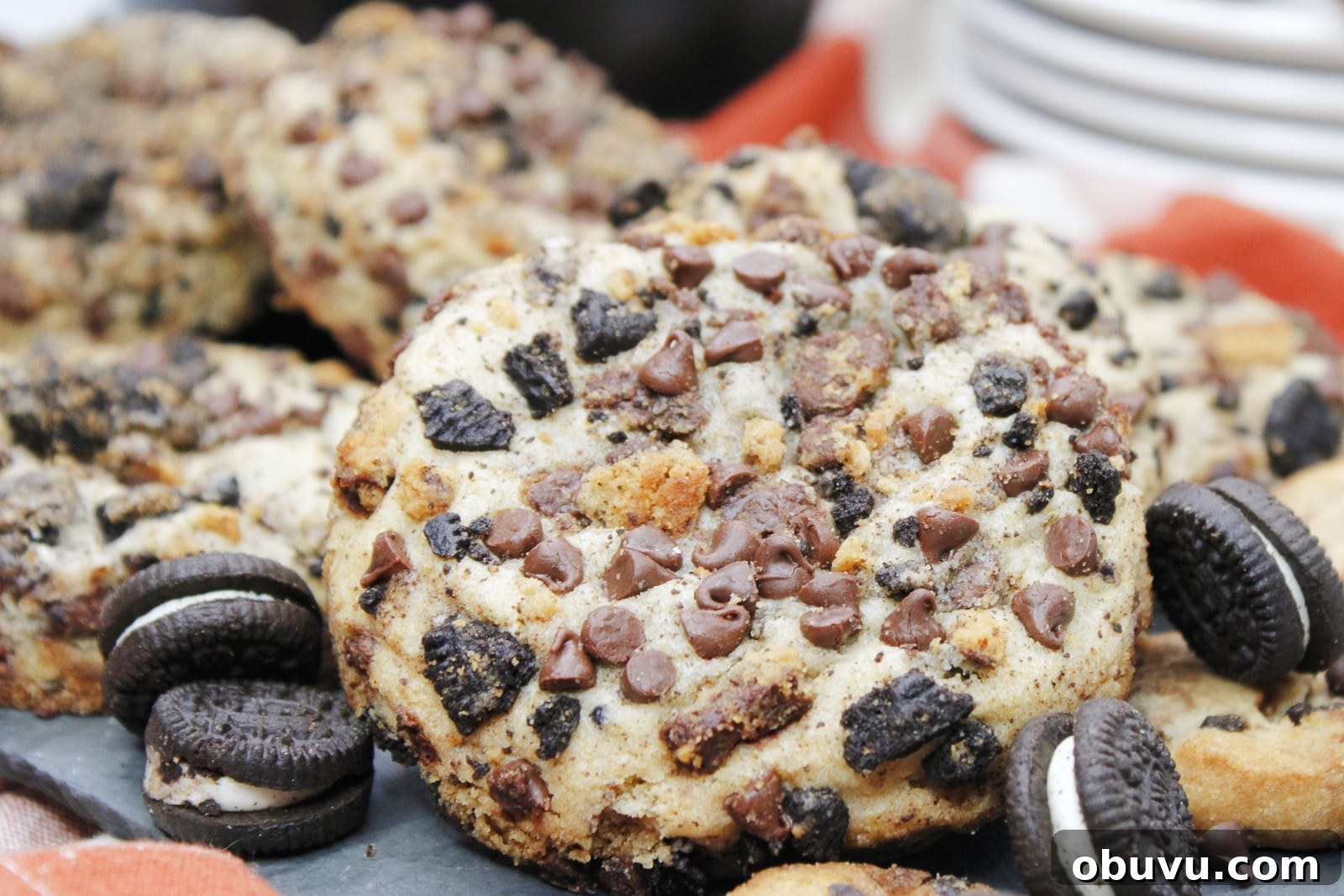 Cookie Monster Cookies: Fun Recipes for Kids & Cookie Lovers 5 close shot of cookie monster cookies