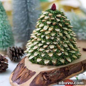 Cheese Ball Christmas Tree