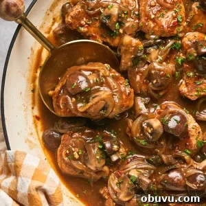 Pork Medallions with Caramelized Onions and Mushrooms 11 Pork medallions recipe image