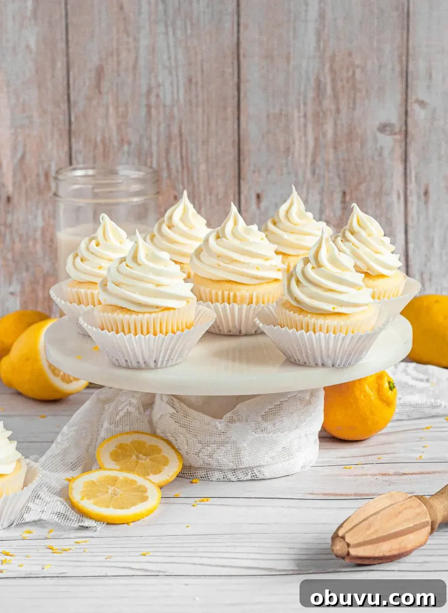 Gluten-Free Dairy-Free Lemon Cupcakes Recipe 2 A burst of summer citrus, these easy gluten-free lemon cupcakes are topped with the most amazing lemon cream cheese frosting.