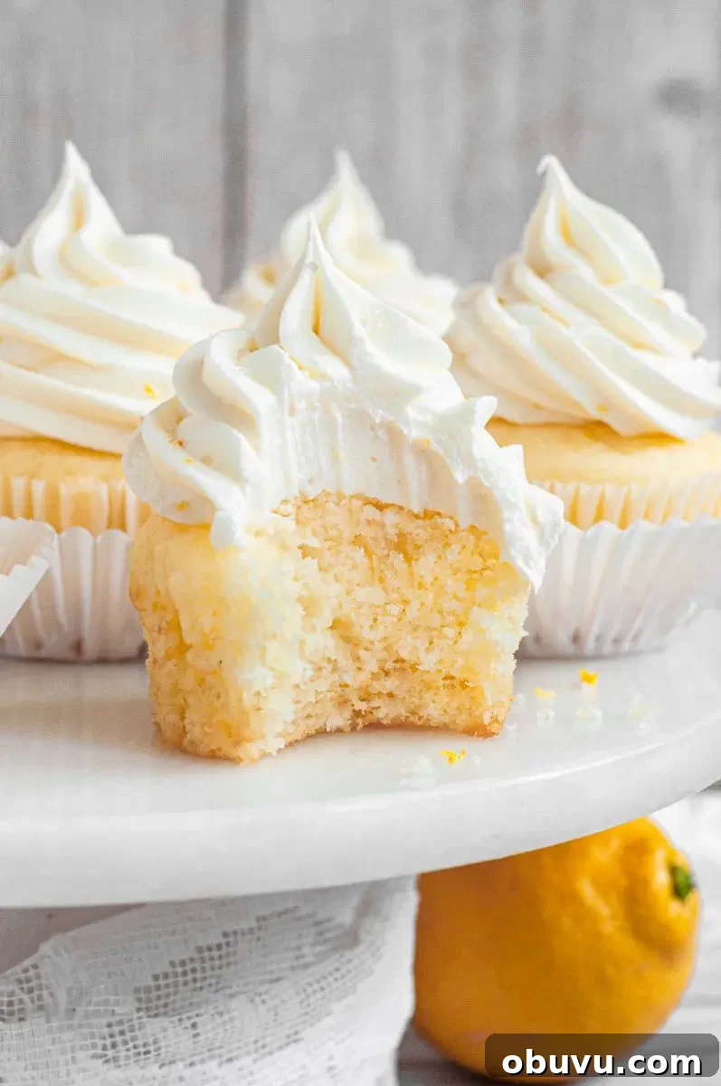 Gluten-Free Dairy-Free Lemon Cupcakes Recipe 4 A burst of summer citrus, these easy gluten-free lemon cupcakes are topped with the most amazing lemon cream cheese frosting.