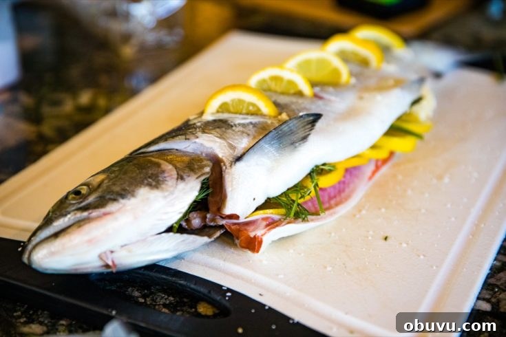 Whole Grilled Salmon Recipe