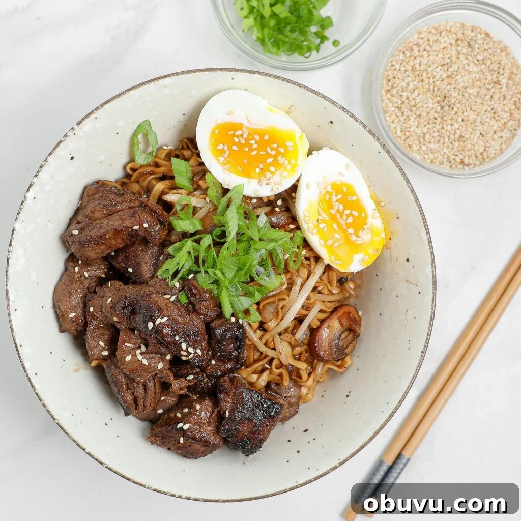 Beef Ramen Recipe: Restaurant-Style in 1 Hour 2 Bowl of beef ramen
