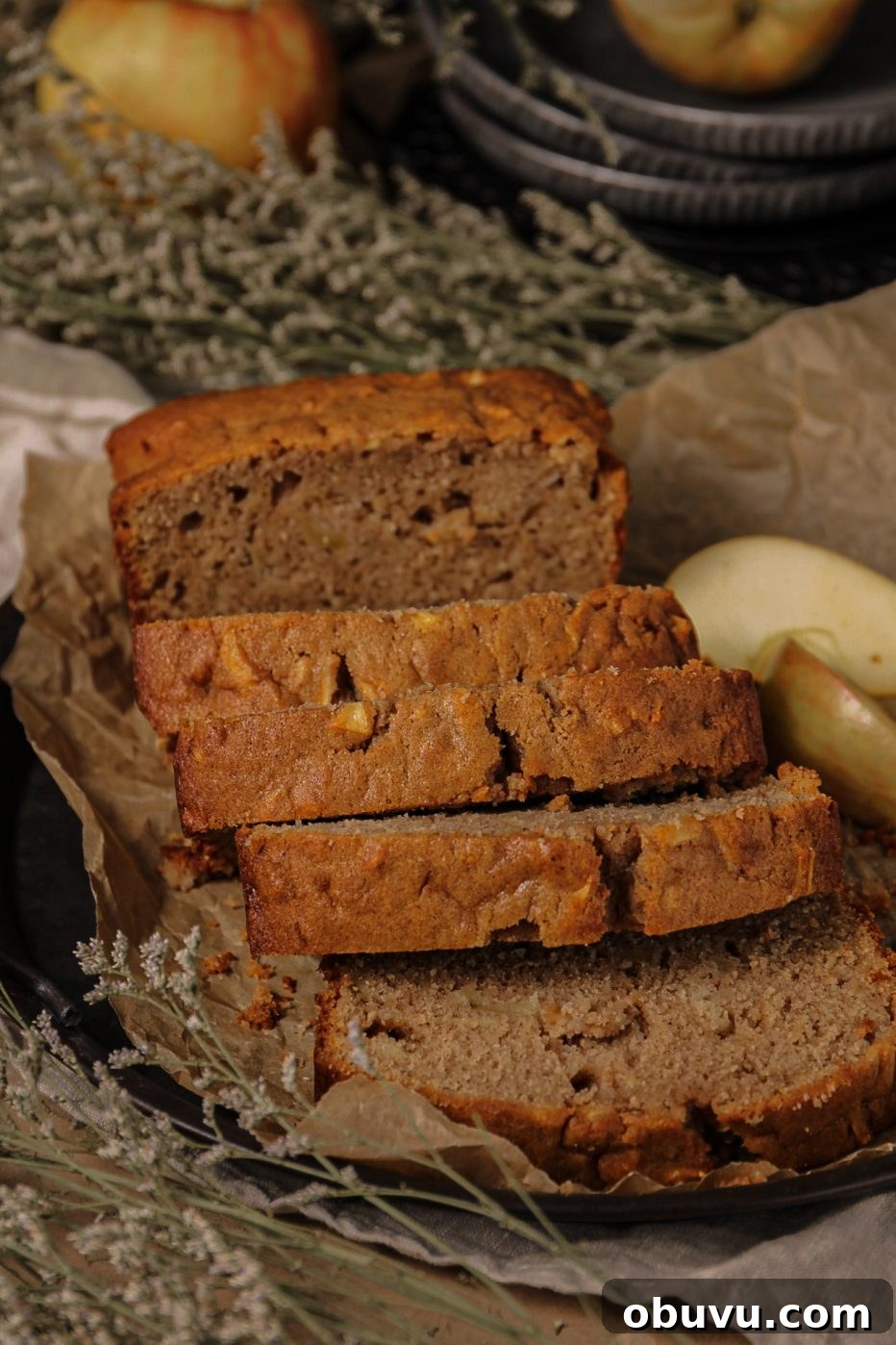 Moist Apple Loaf Recipe with Cinnamon Glaze 3 This might just be my best apple loaf recipe