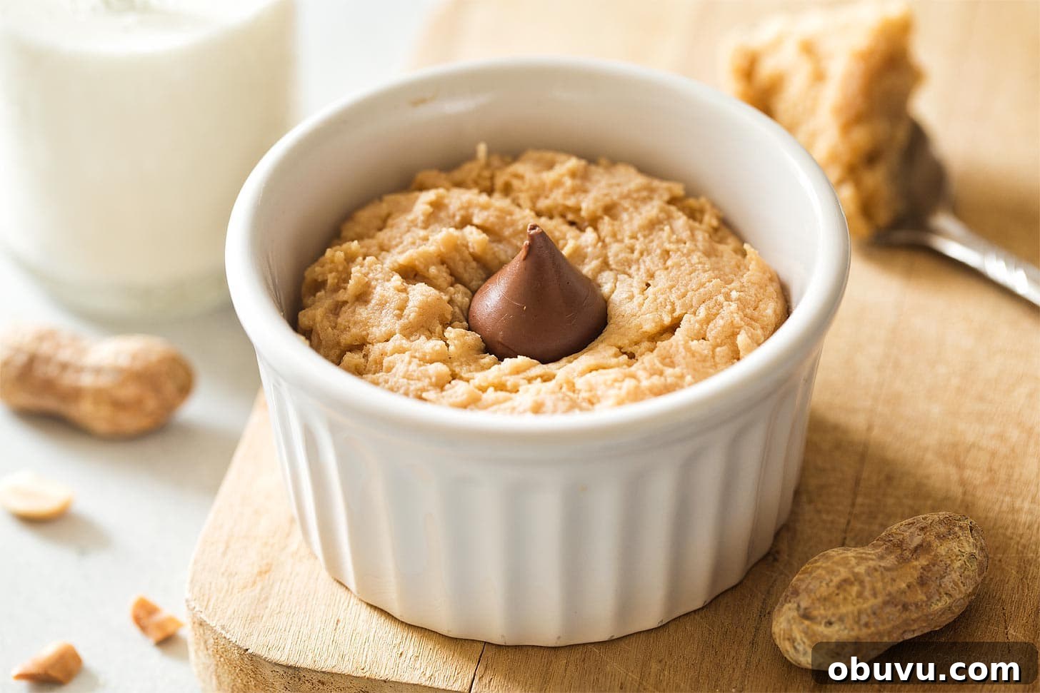 Quick Microwave Peanut Butter Cookie in 2 Minutes 8 Peanut Butter Cookie For One with Hershey's kiss