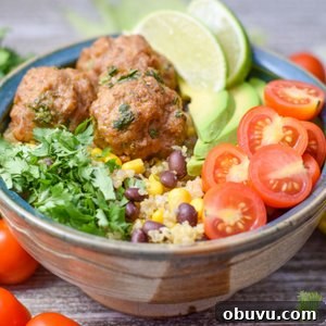 Wild Boar Meatball Taco Bowl thumbnail