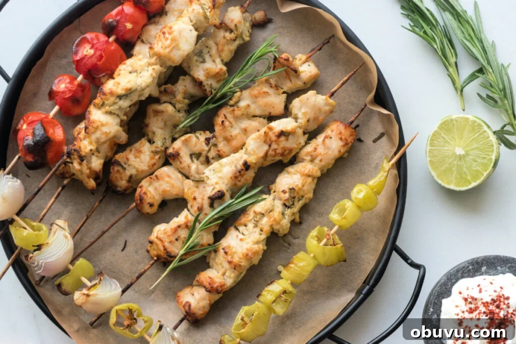 food on a serving tray